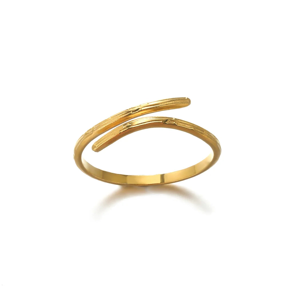 Armonia Milano “Linea Infinita” Gold-Tone Open Ring