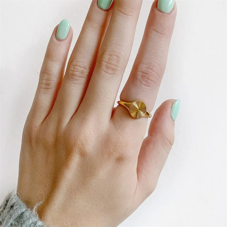 Armonia Milano “Onda” Textured Dome Ring