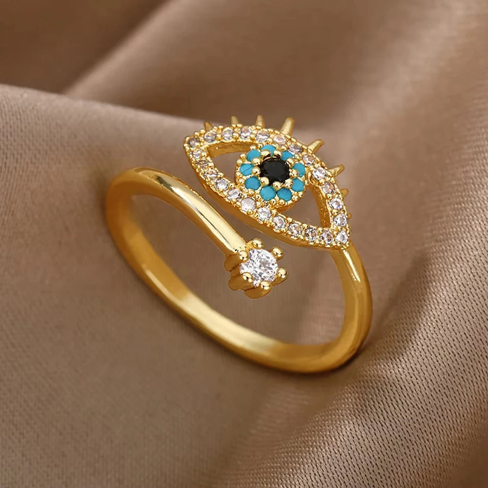 Armonia Milano “Occhio” Zircon Geometric Ring