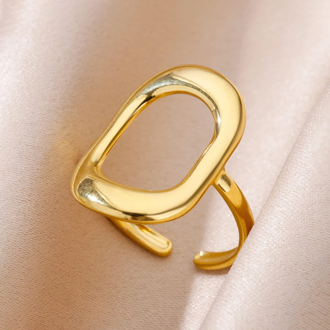 Armonia Milano “Linea Infinita” Gold-Tone Open Ring