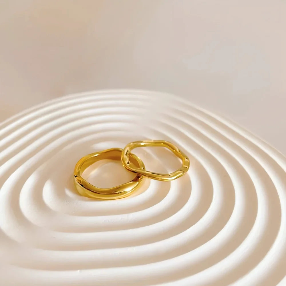 Armonia Milano “Onda” Ripple Ring Set