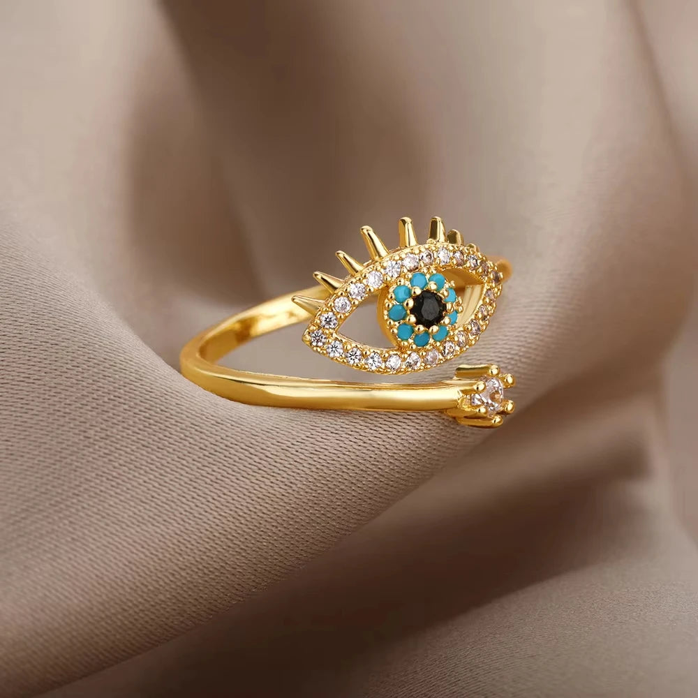 Armonia Milano “Occhio” Zircon Geometric Ring