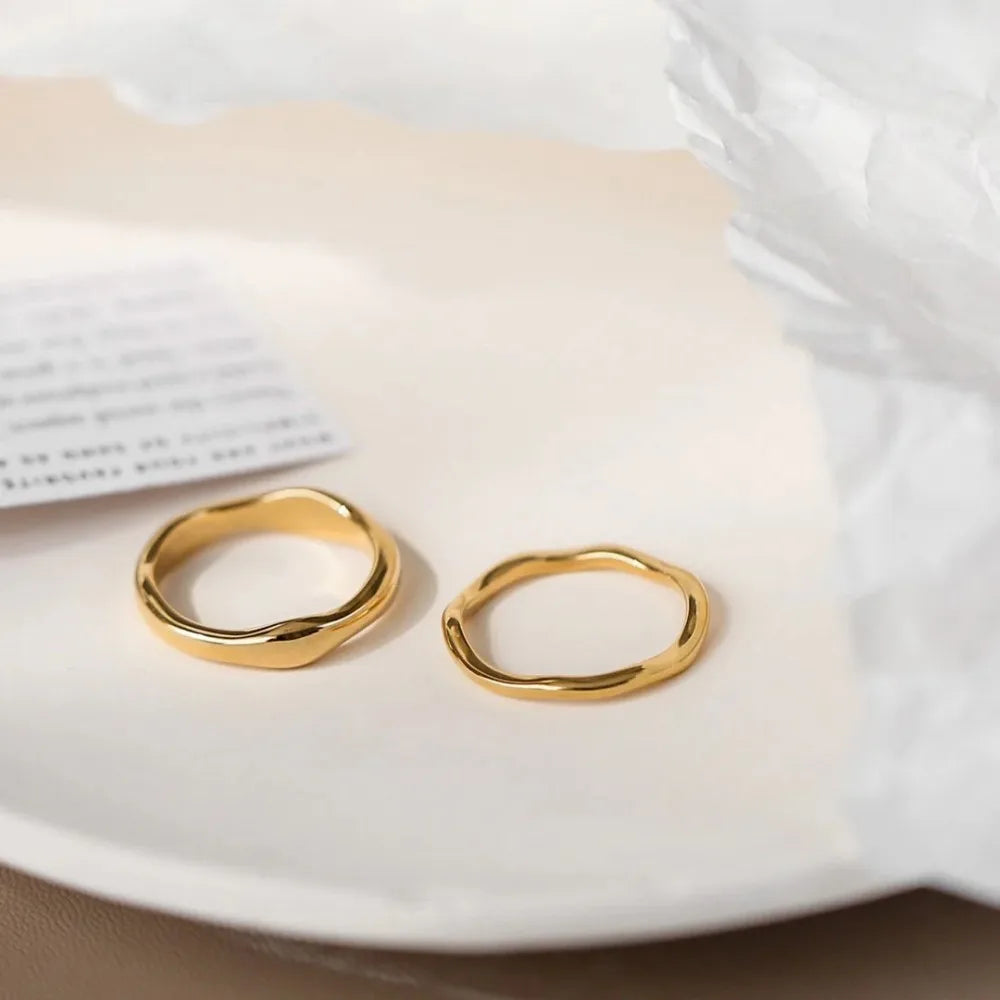 Armonia Milano “Onda” Ripple Ring Set