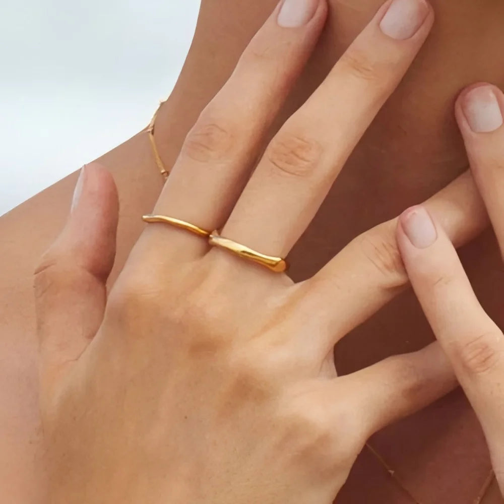 Armonia Milano “Onda” Ripple Ring Set