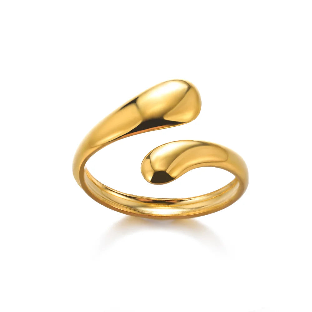 Armonia Milano “Linea Infinita” Gold-Tone Open Ring