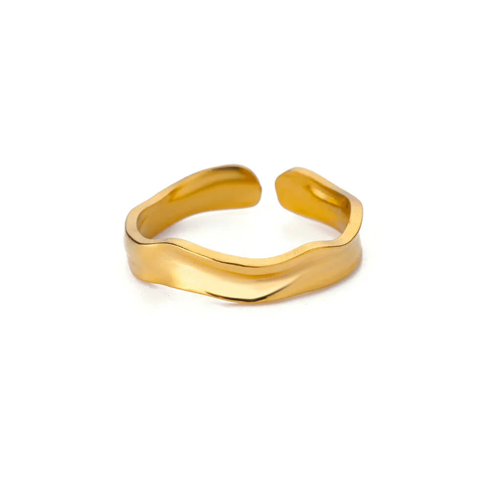 Armonia Milano “Linea Infinita” Gold-Tone Open Ring