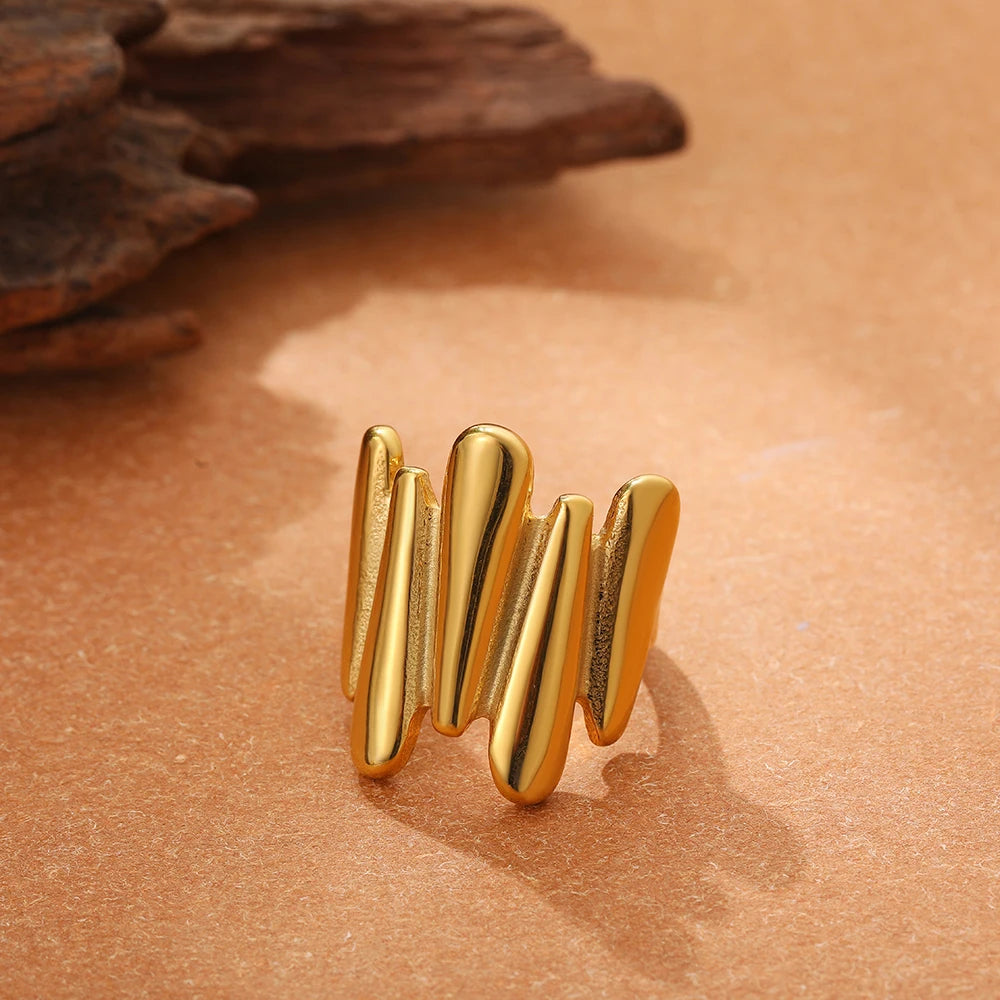 Armonia Milano “Linea” Geometric Statement Ring