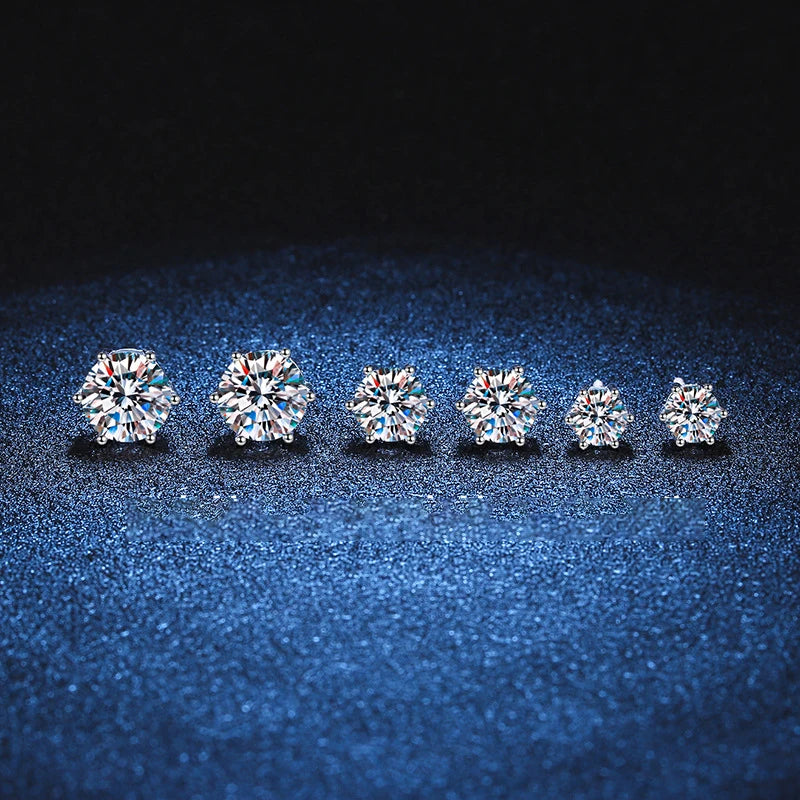 Armonia Milano — Vera Luce Moissanite Studs (0.5ct–2ct)