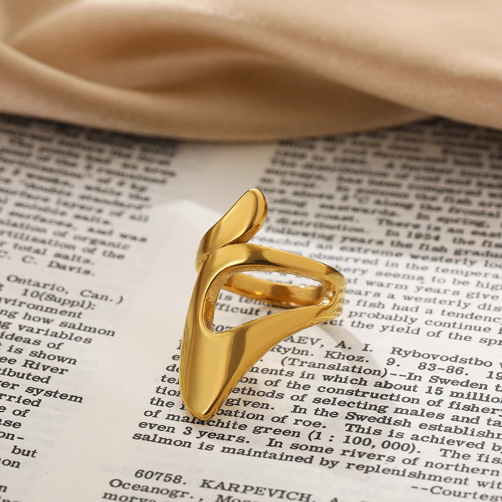 Armonia Milano “Linea” Geometric Statement Ring