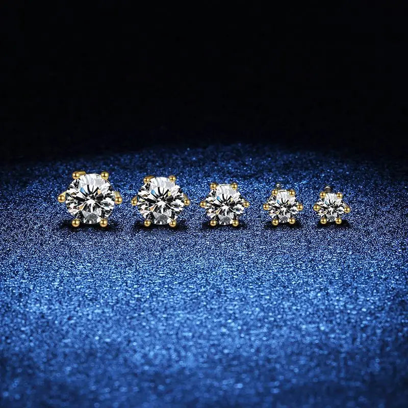 Armonia Milano — Vera Luce Moissanite Studs (0.5ct–2ct)