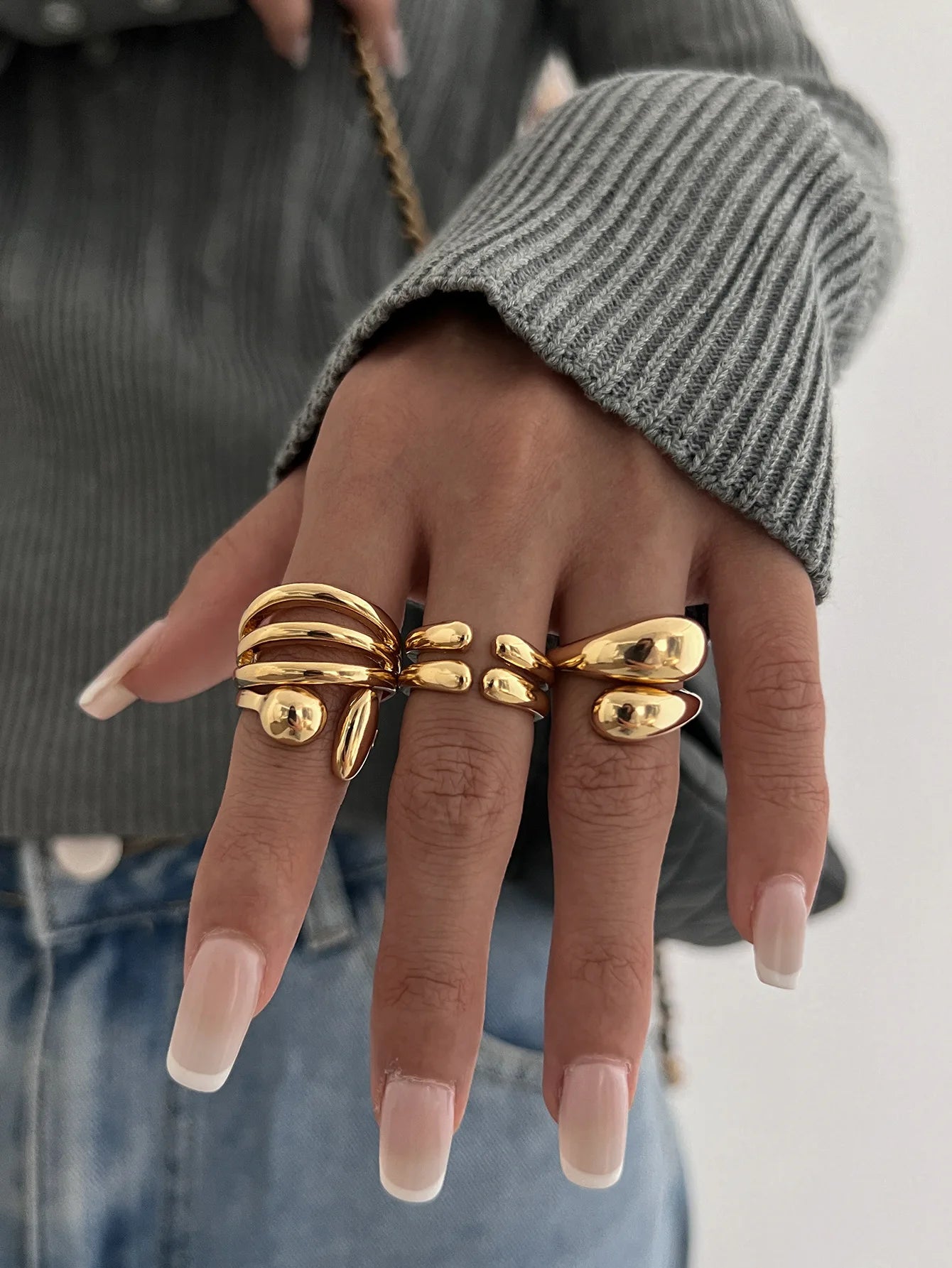 Armonia Milano “Metallo Urbano” 4-Ring Set