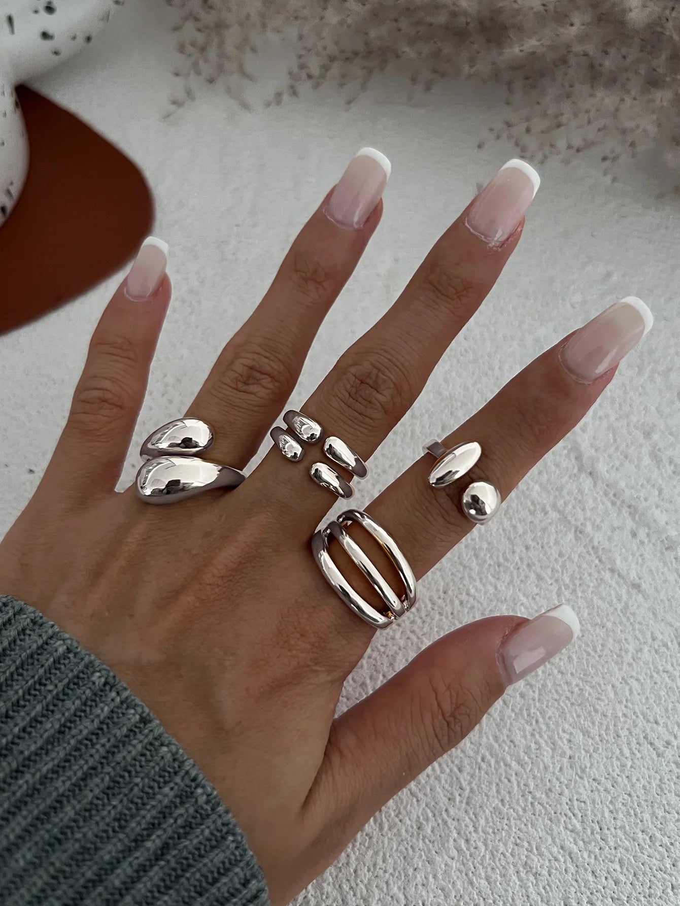 Armonia Milano “Metallo Urbano” 4-Ring Set