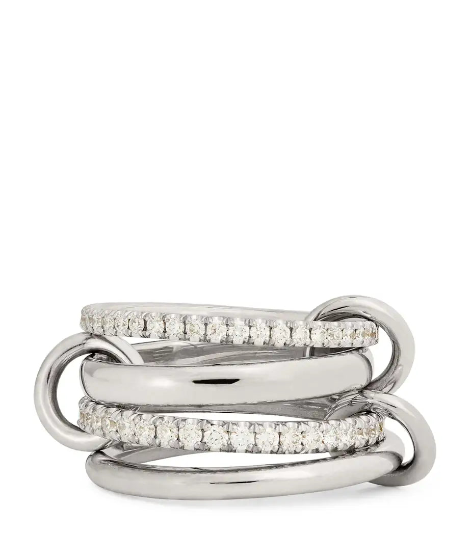 Armonia Milano “Stella” Multilayer Zircon Ring Set