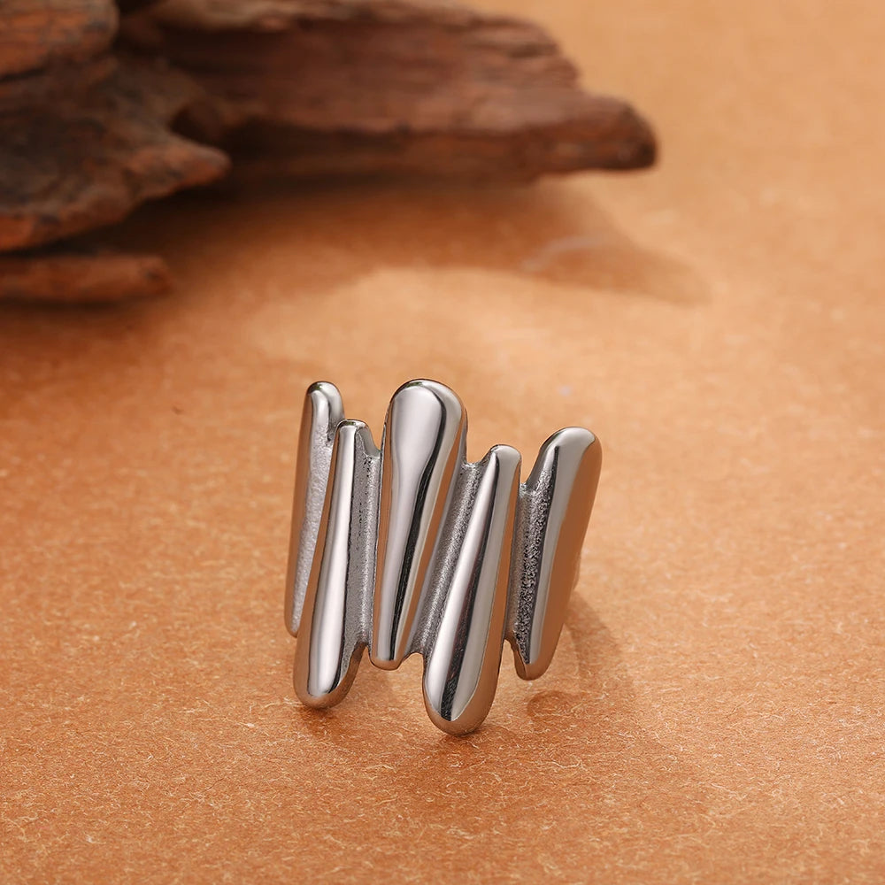 Armonia Milano “Linea” Geometric Statement Ring