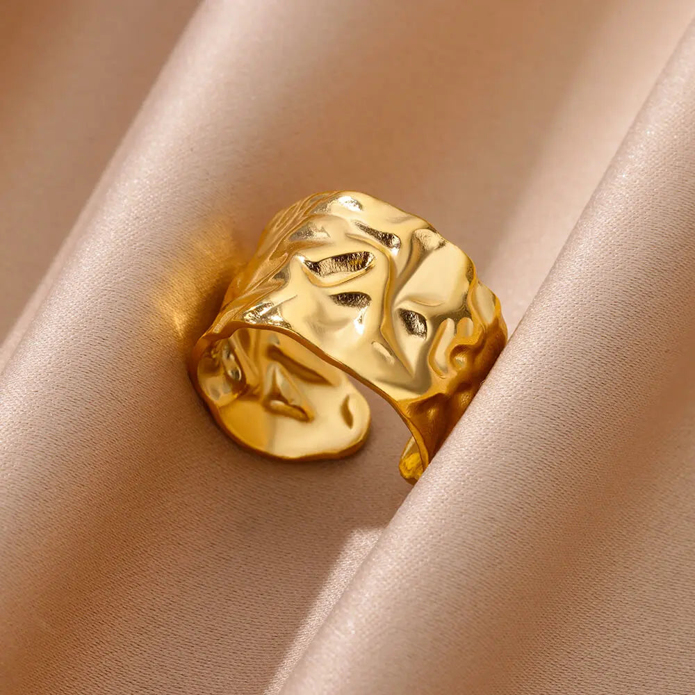 Armonia Milano “Linea Infinita” Gold-Tone Open Ring