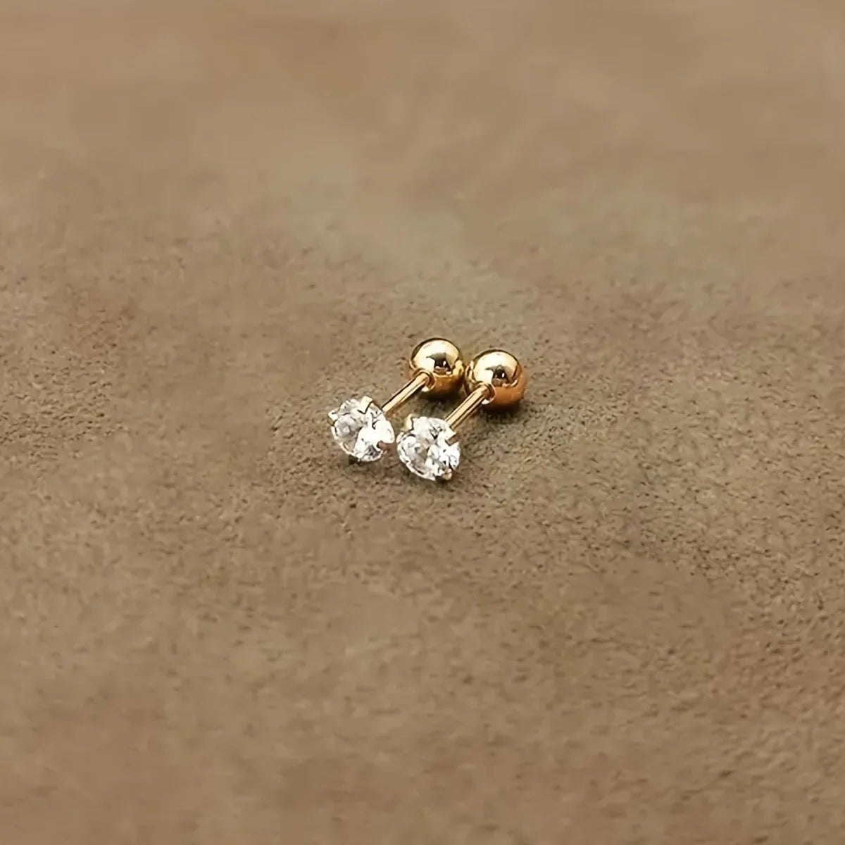 Armonia Milano — Luce Essenziale CZ Stud Earrings