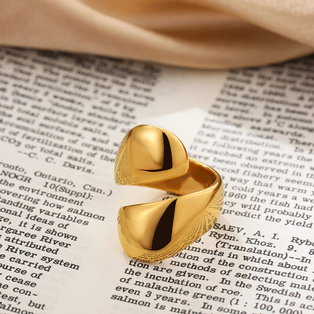 Armonia Milano “Linea” Geometric Statement Ring