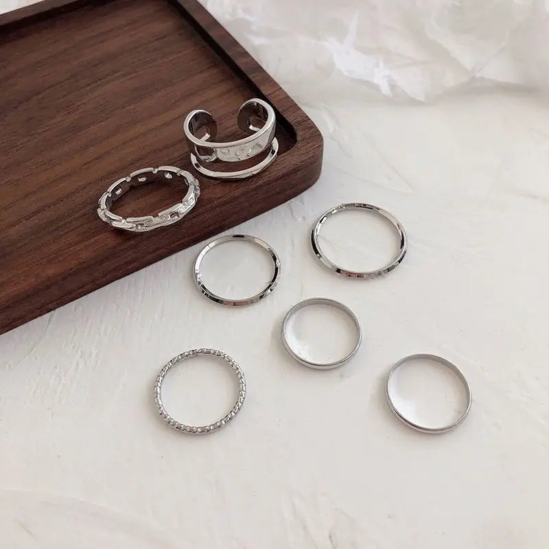 Armonia Milano “Marea” Cool Wave Ring Set