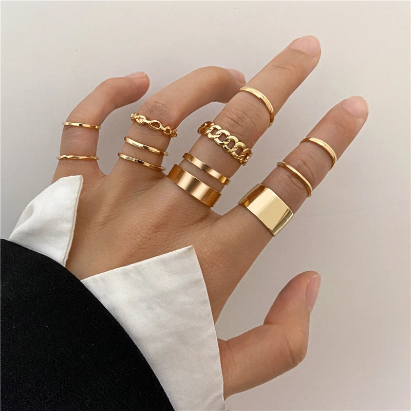 Armonia Milano “Marea” Cool Wave Ring Set