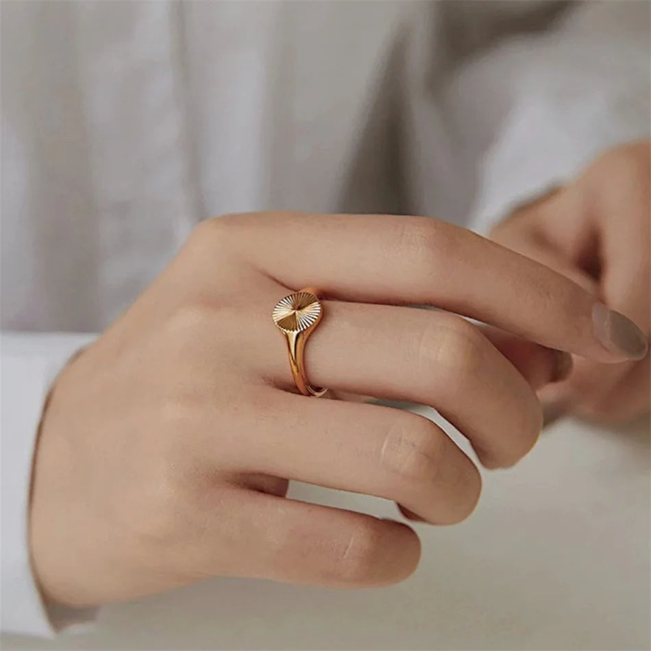 Armonia Milano “Onda” Textured Dome Ring
