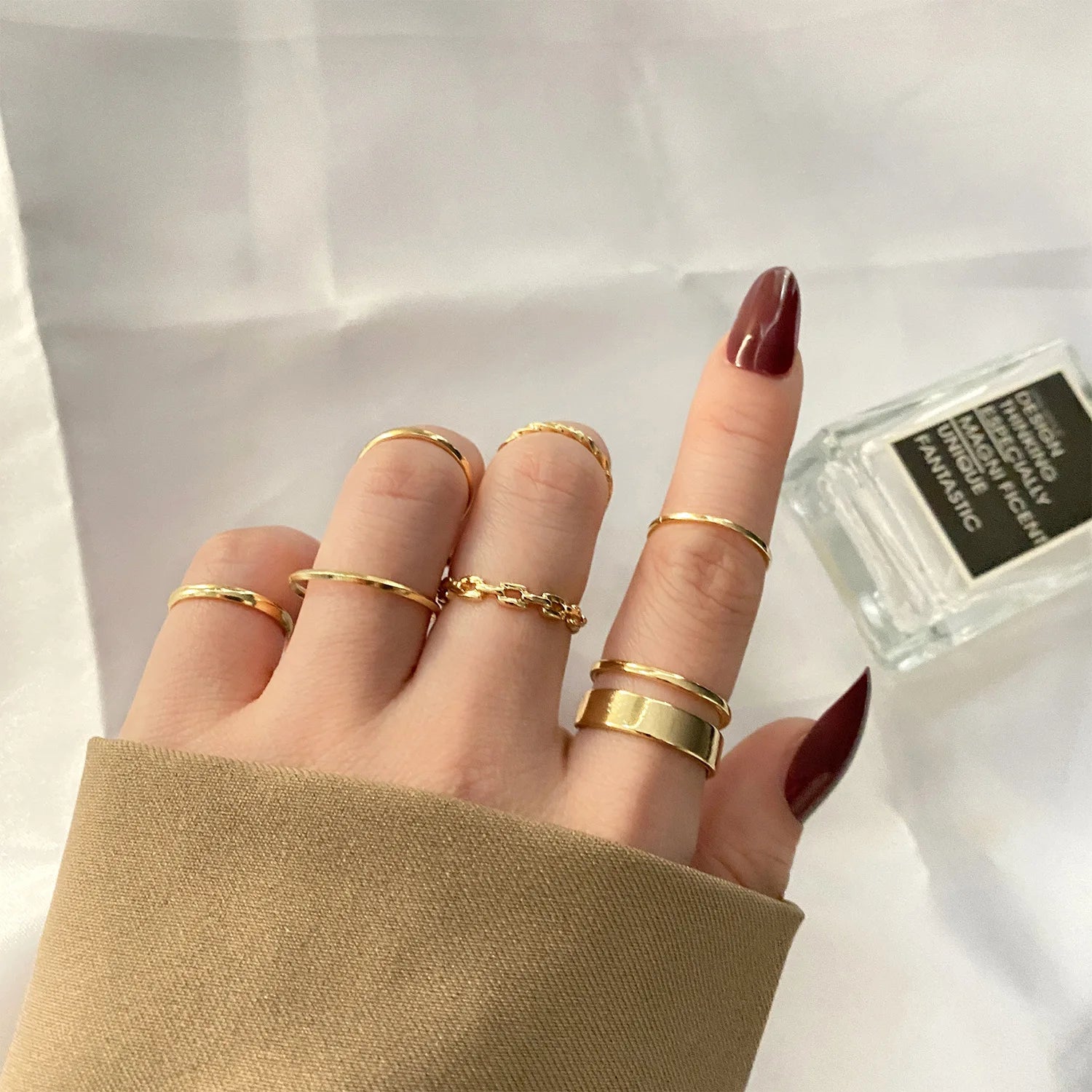 Armonia Milano “Marea” Cool Wave Ring Set