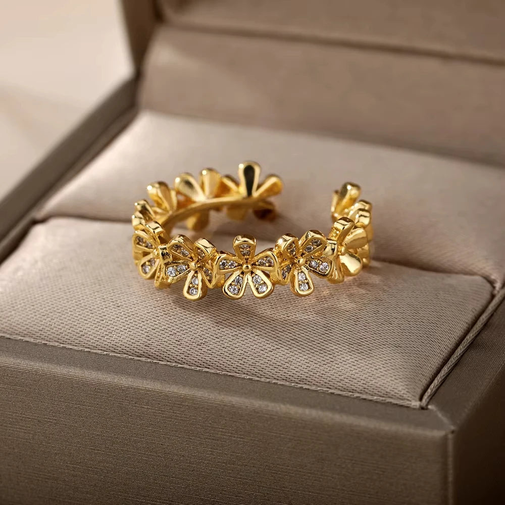 Armonia Milano “Occhio” Zircon Geometric Ring