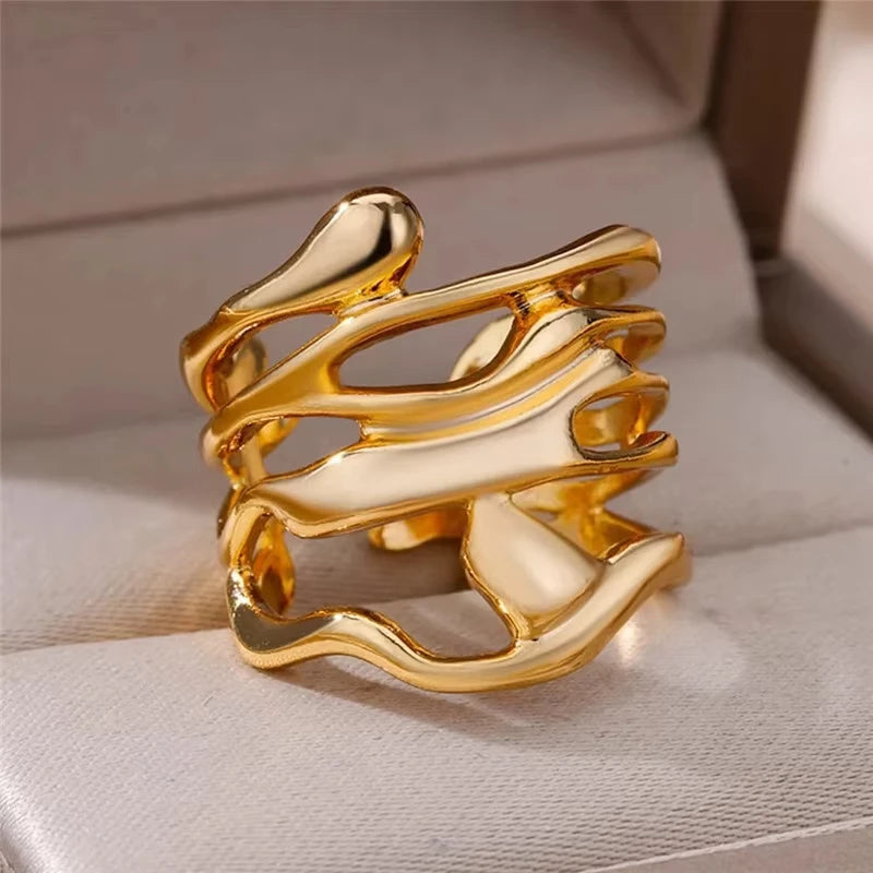 Armonia Milano “Occhio” Zircon Geometric Ring