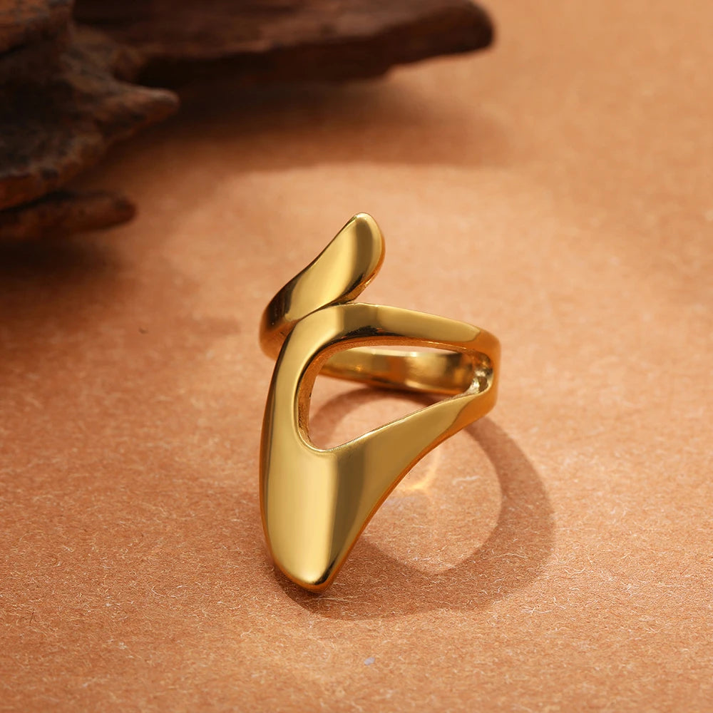 Armonia Milano “Linea” Geometric Statement Ring