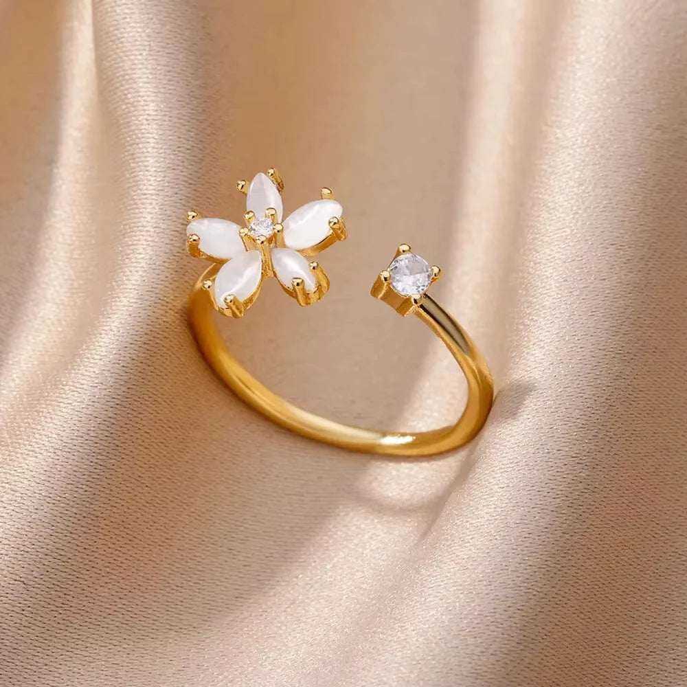 Armonia Milano “Occhio” Zircon Geometric Ring