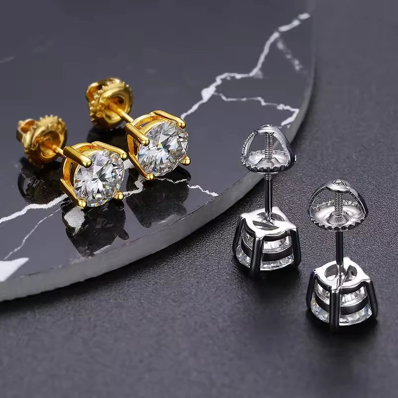 Armonia Milano — Vera Luce Moissanite Studs (0.5ct–2ct)