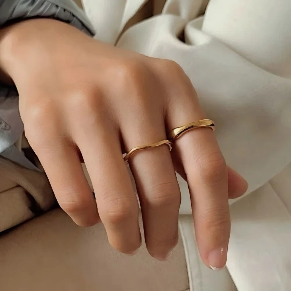 Armonia Milano “Onda” Ripple Ring Set