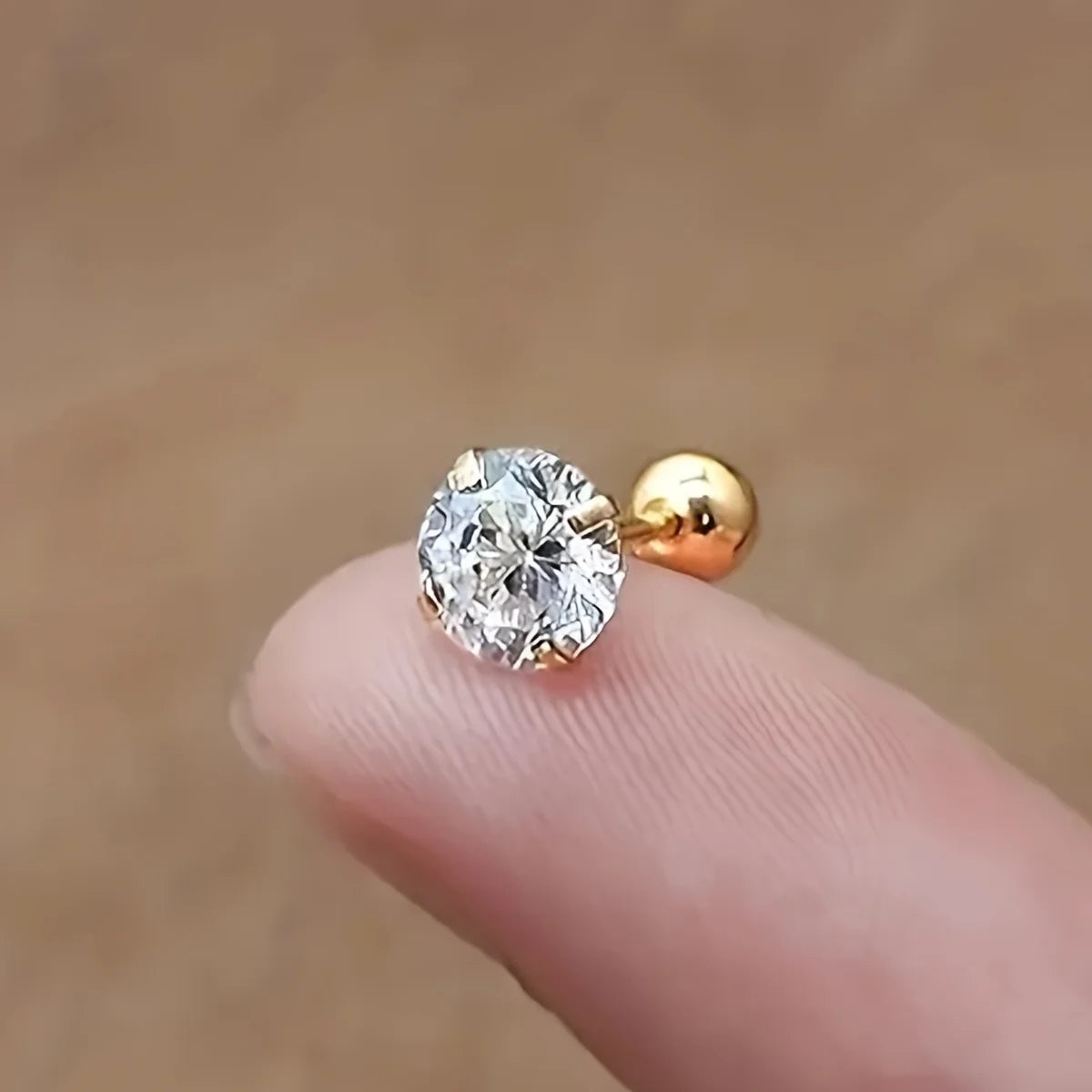 Armonia Milano — Luce Essenziale CZ Stud Earrings