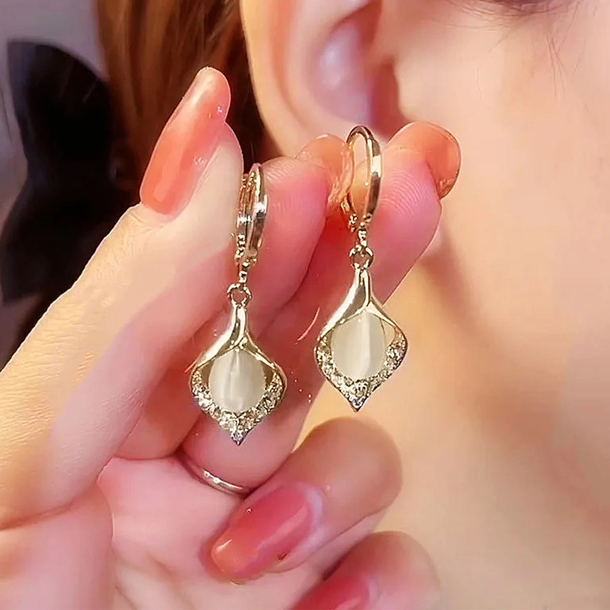 Armonia Milano — Occhi d’Angelo Cat-Eye Earrings