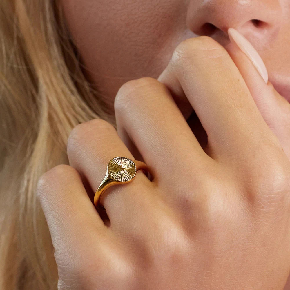 Armonia Milano “Onda” Textured Dome Ring