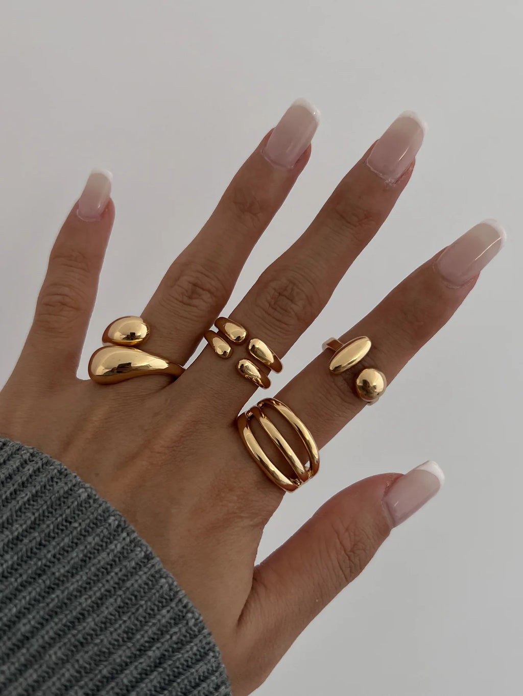 Armonia Milano “Metallo Urbano” 4-Ring Set