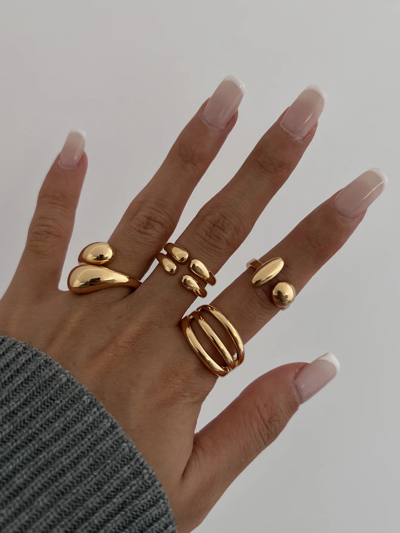Armonia Milano “Metallo Urbano” 4-Ring Set