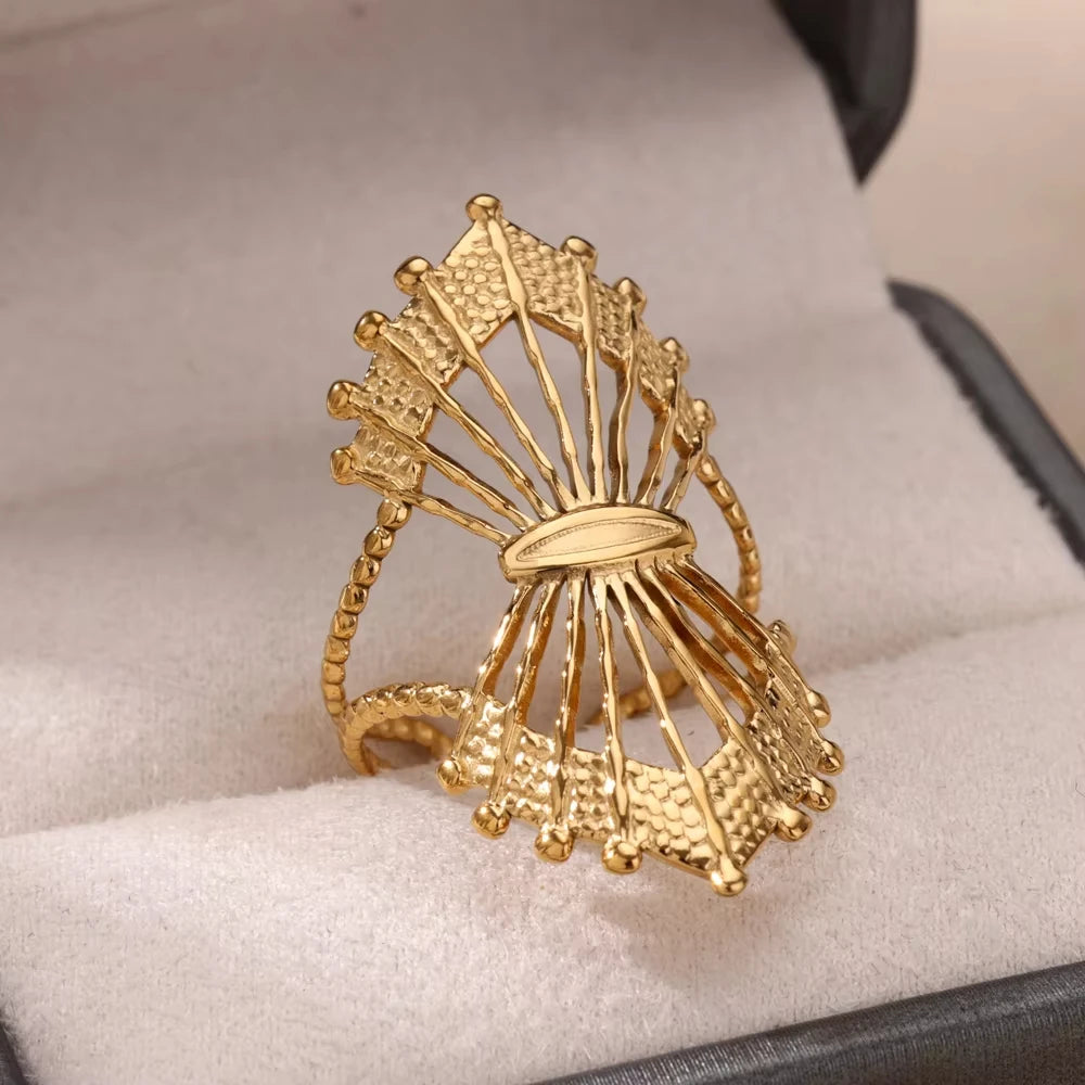 Armonia Milano “Occhio” Zircon Geometric Ring