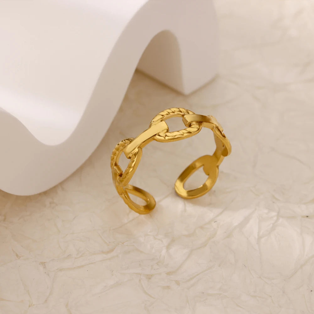 Armonia Milano “Occhio” Zircon Geometric Ring