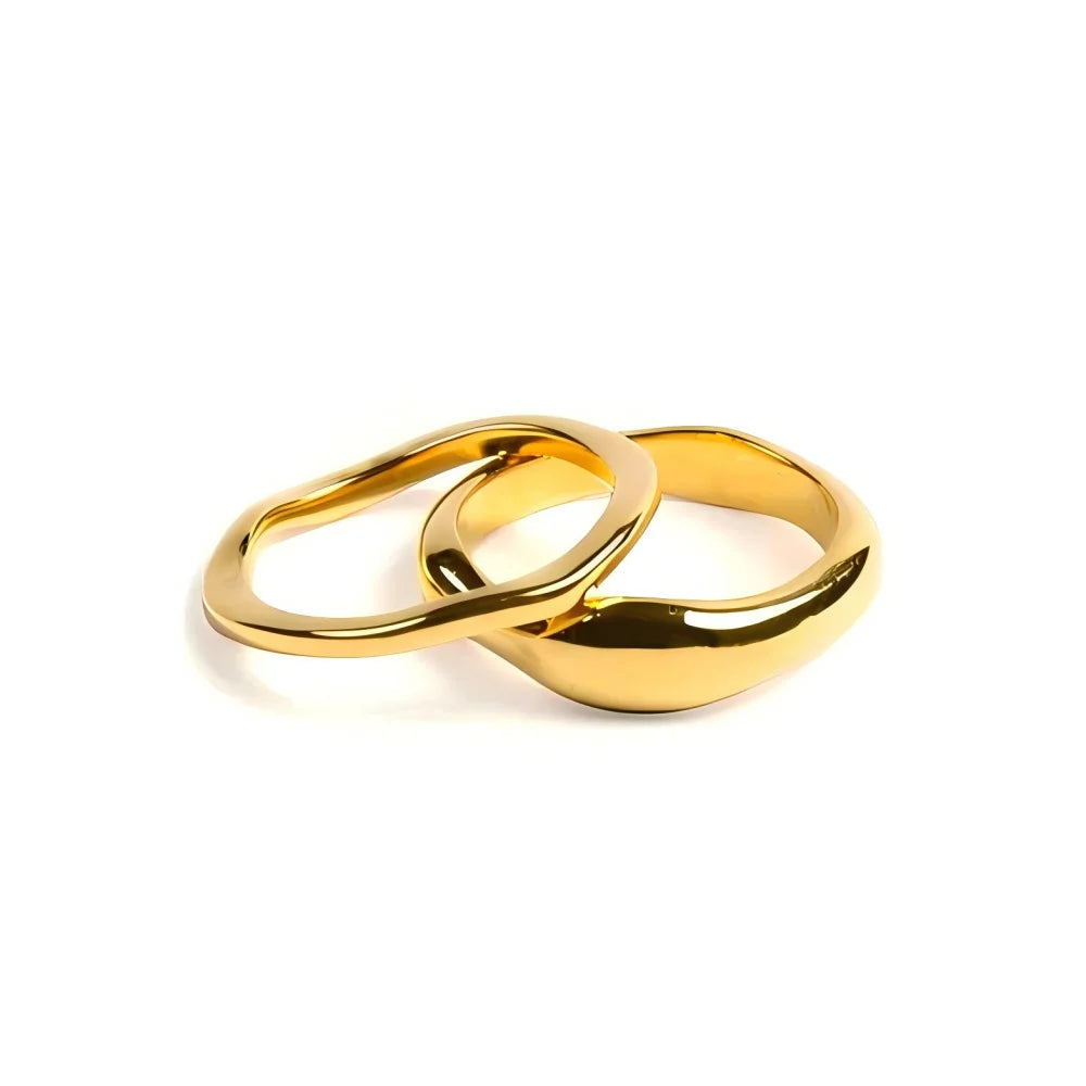Armonia Milano “Onda” Ripple Ring Set