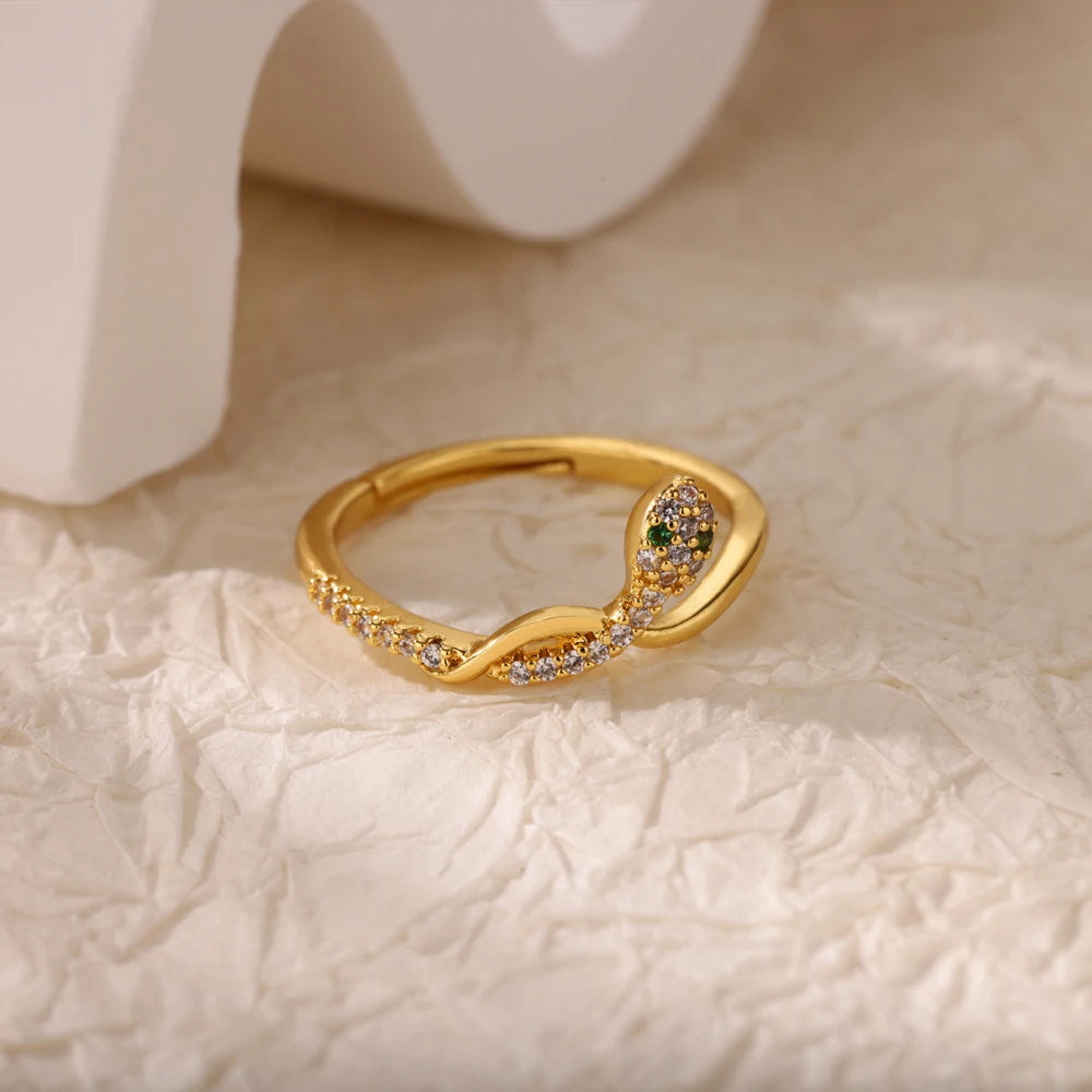 Armonia Milano “Occhio” Zircon Geometric Ring