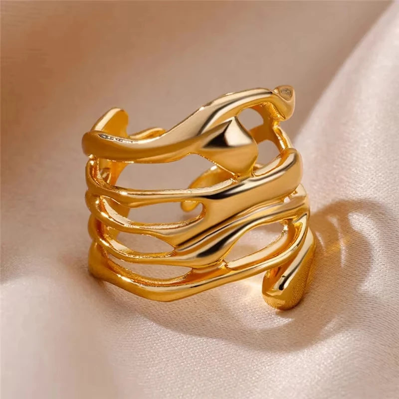 Armonia Milano “Occhio” Zircon Geometric Ring