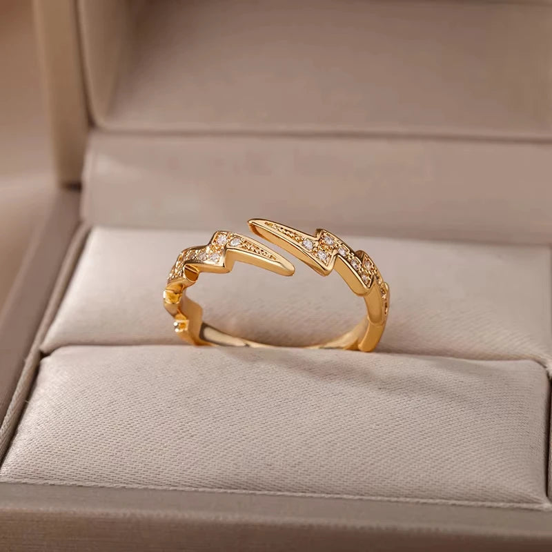 Armonia Milano “Occhio” Zircon Geometric Ring