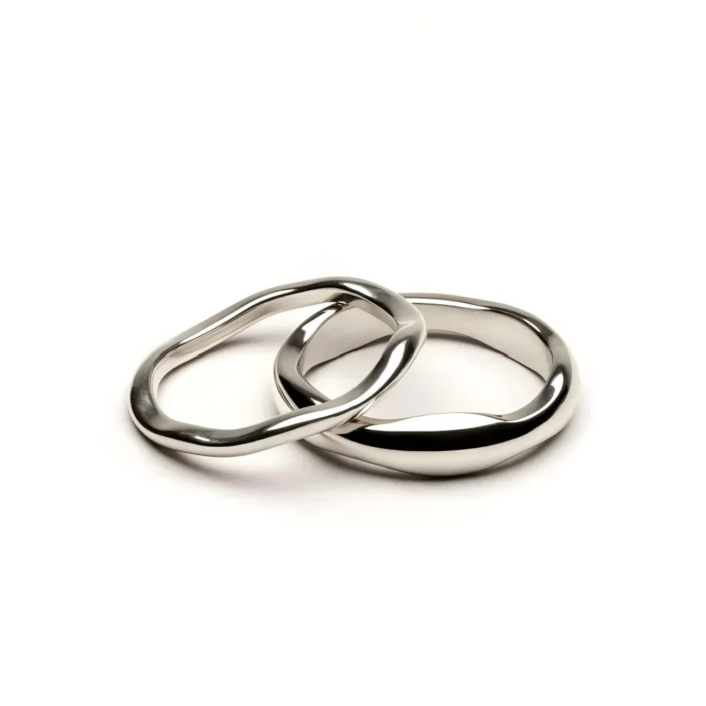 Armonia Milano “Onda” Ripple Ring Set